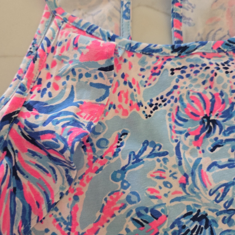 Lilly Pulitzer Ruffle Tank - Picture 2 of 5
